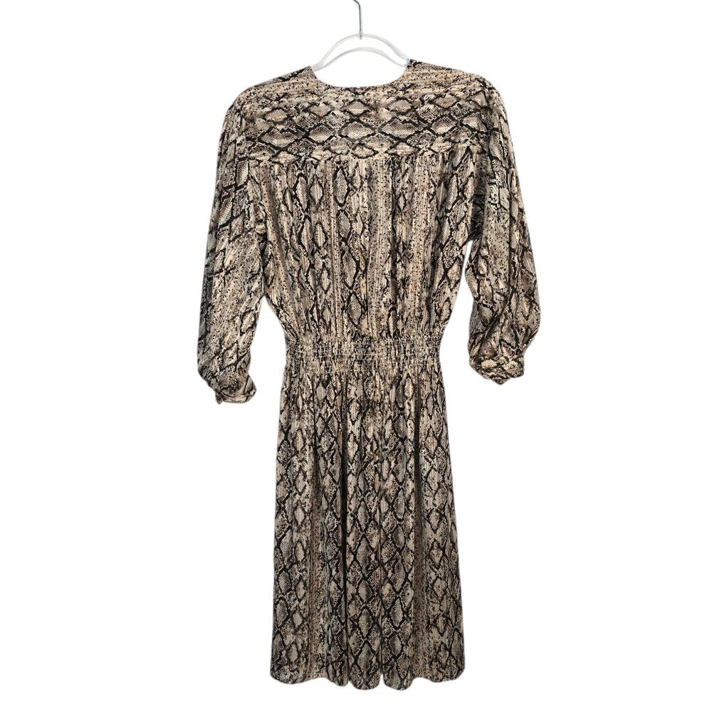 Brochu Walker Olivia Metallic Python Snake Print … - image 2